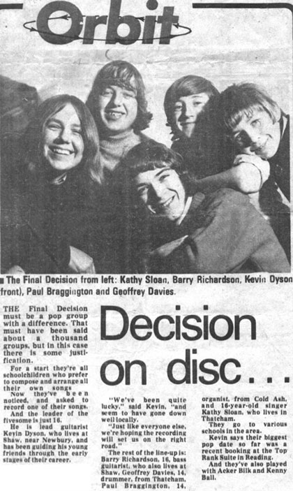 Article from the Evening Post 1971